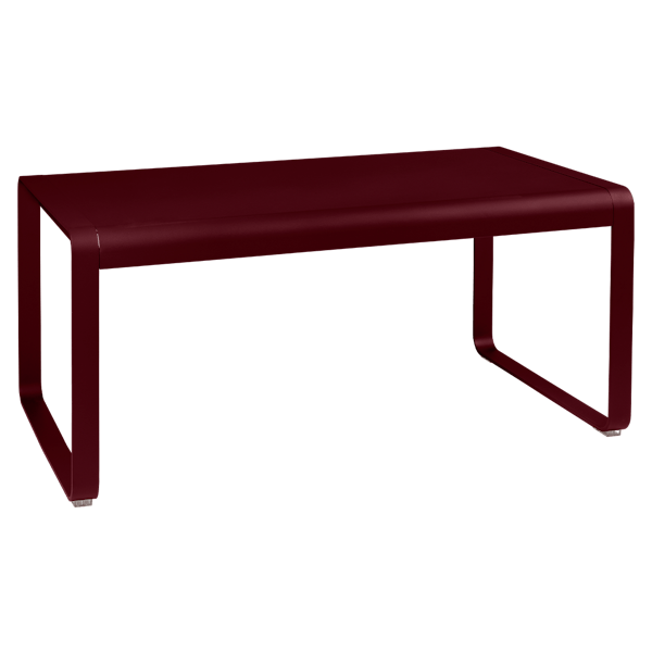 Bellevie Outdoor Mid Height Table 140 x 80cm By Fermob in Black Cherry