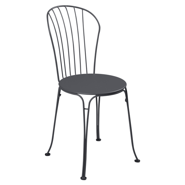 Opera+ Outdoor Dining Chair By Fermob in Anthracite
