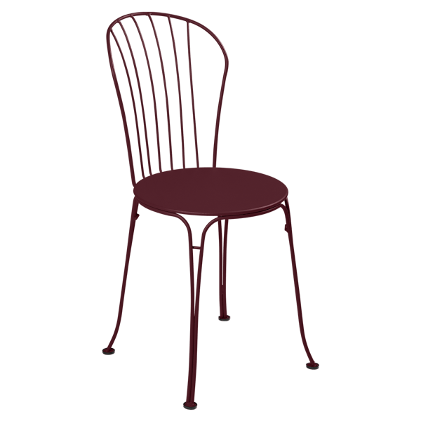 Opera+ Outdoor Dining Chair By Fermob in Black Cherry