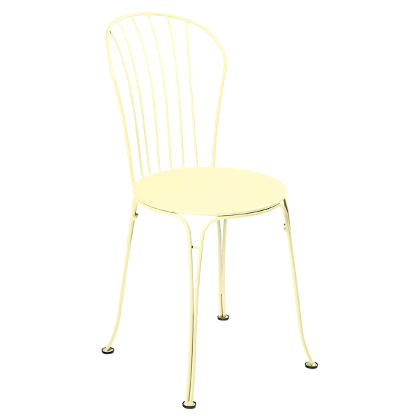 Opera+ Outdoor Dining Chair By Fermob in Frosted Lemon