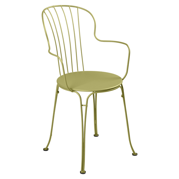 Opera+ Outdoor Dining Armchair By Fermob in Willow Green
