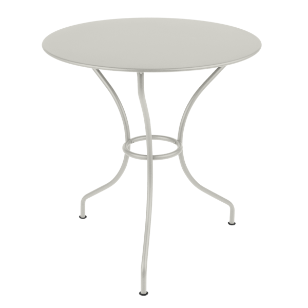 Opera+ Round Outdoor Dining Table 67cm By Fermob in Clay Grey