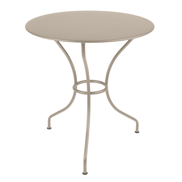 Opera+ Round Outdoor Dining Table 67cm By Fermob in Nutmeg