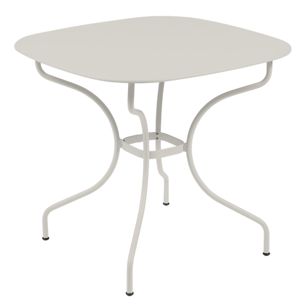 Fermob Opera+ Carronde Table 82cm x 82cm in Clay Grey