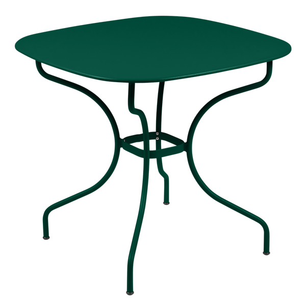 Opera+ Carronde Outdoor Dining Table 82cm x 82cm By Fermob in Cedar Green