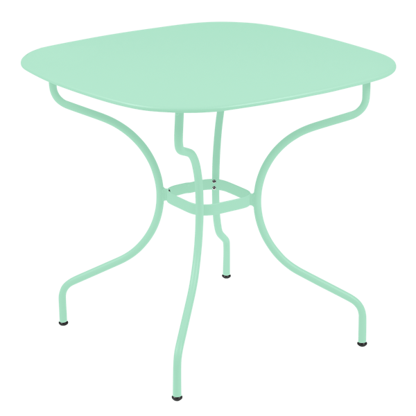 Fermob Opera+ Carronde Table 82cm x 82cm in Opaline Green