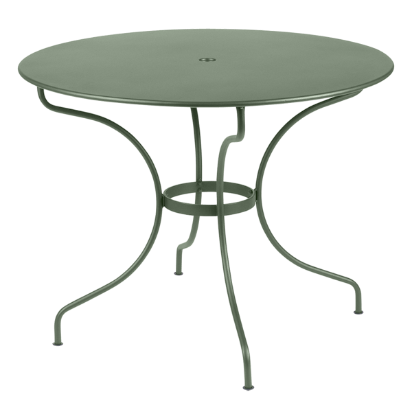 Opera+ Round Outdoor Dining Table 96cm By Fermob in Cactus