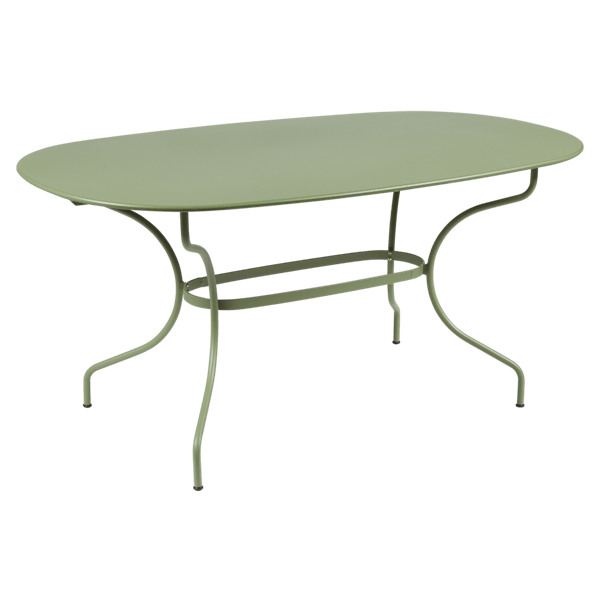 Opera+ Oval Outdoor Dining Table 160cm x 90cm By Fermob in Cactus