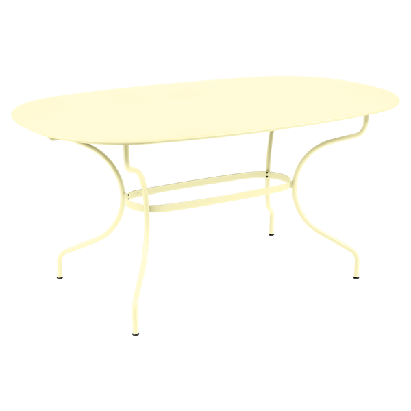 Fermob Opera+ Oval Table 160cm x 90cm in Frosted Lemon