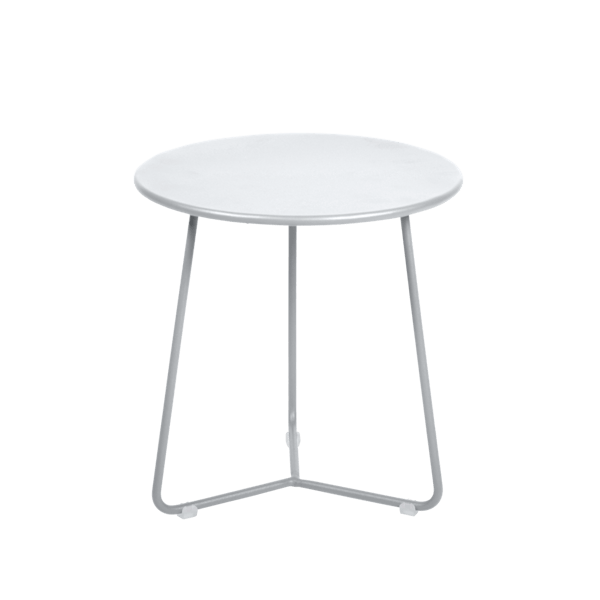Cocotte Outdoor Metal Occasional Table By Fermob in Cotton White