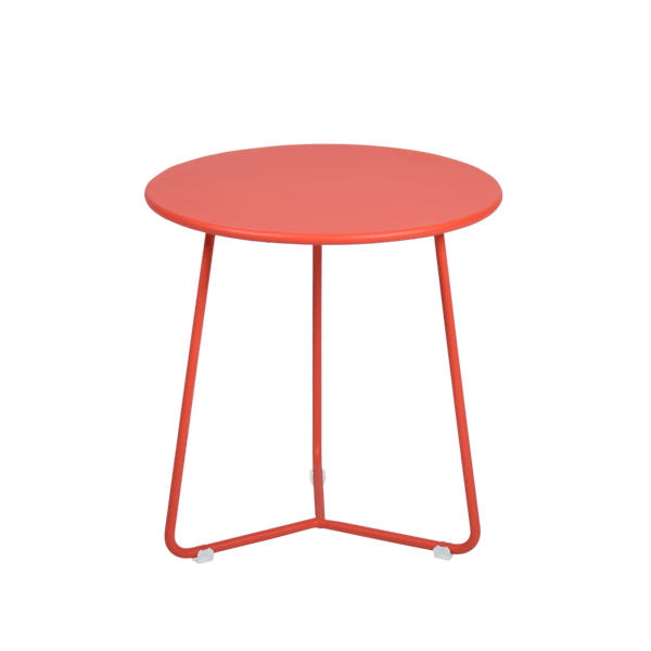 Cocotte Outdoor Metal Occasional Table By Fermob in Capucine