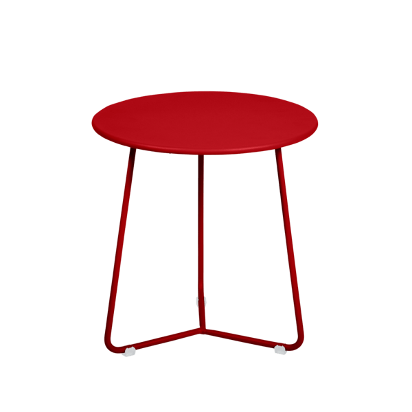 Cocotte Outdoor Metal Occasional Table By Fermob in Poppy