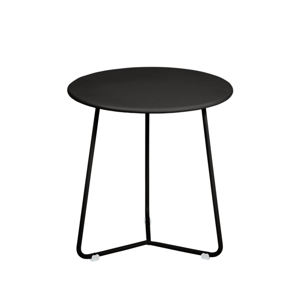 Cocotte Outdoor Metal Occasional Table By Fermob in Liquorice