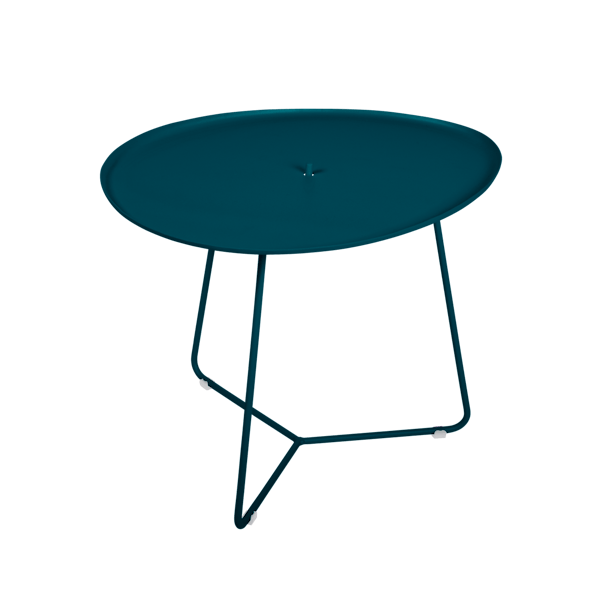 Fermob Cocotte Low Table in Acapulco Blue
