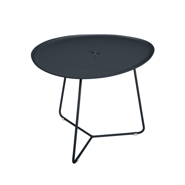Cocotte Outdoor Side Table with Removable Top By Fermob in Anthracite