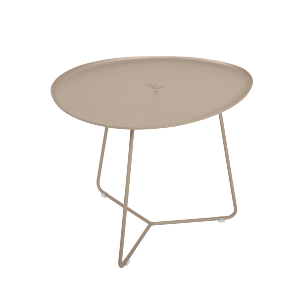 Cocotte Outdoor Side Table with Removable Top By Fermob in Nutmeg