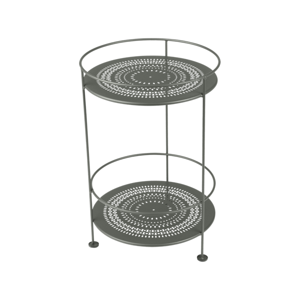 Guinguette Garden Side Table - Perforated Top By Fermob in Rosemary