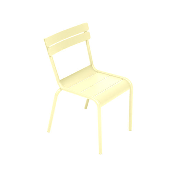 Fermob Luxembourg Kid Children's Chair in Frosted Lemon