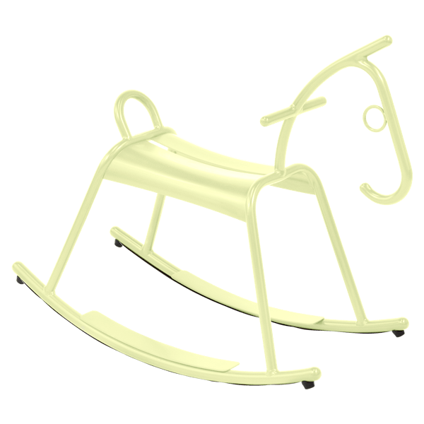Adada Childrens Rocking Horse By Fermob in Frosted Lemon