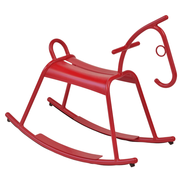 Adada Childrens Rocking Horse By Fermob in Poppy