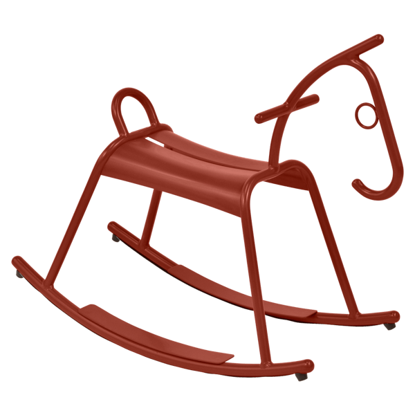 Adada Childrens Rocking Horse By Fermob in Red Ochre