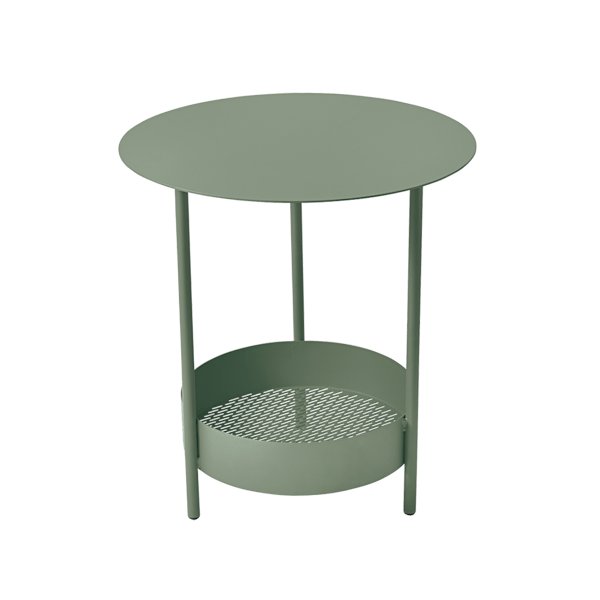Salsa Outdoor Pedestal Side Table By Fermob in Cactus
