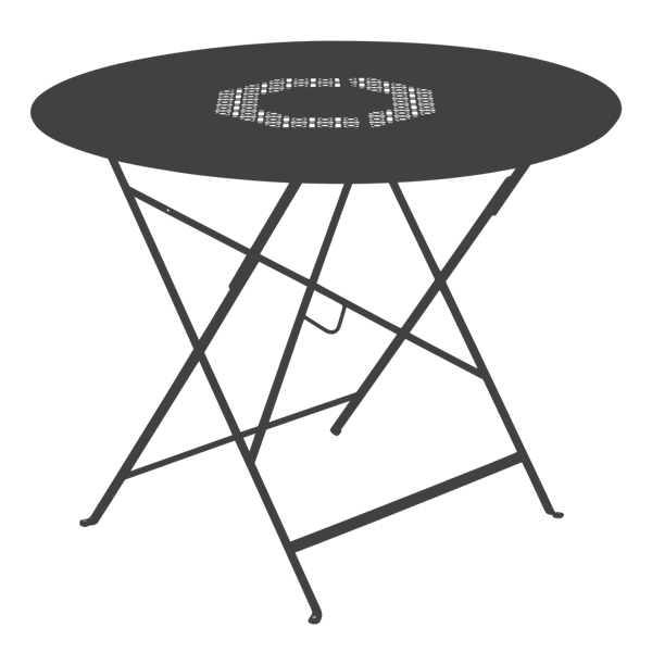 Lorette Folding Table Round 96cm in Anthracite