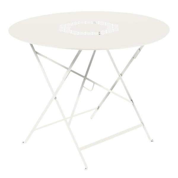 Lorette Folding Table Round 96cm in Clay Grey