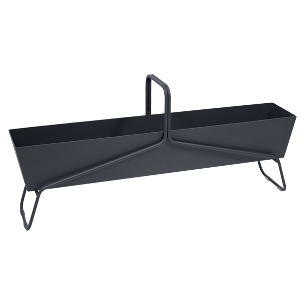 Fermob Basket Long Planter in Anthracite