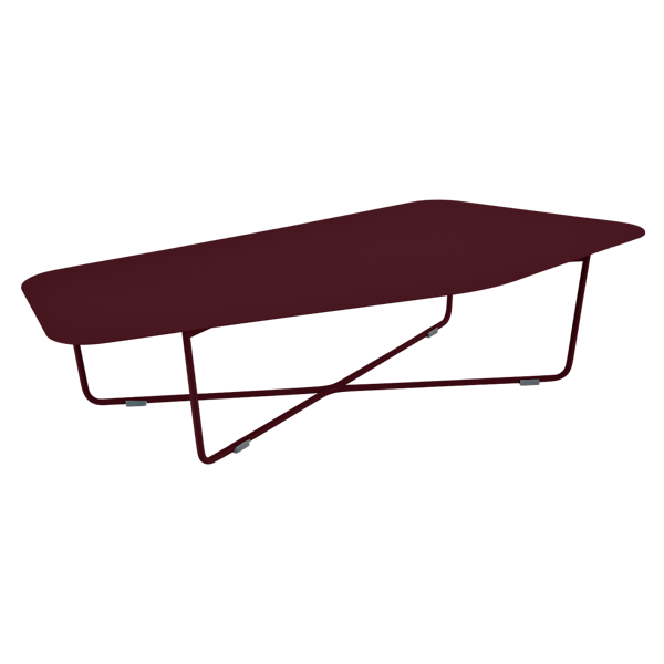 Ultrasofa Outdoor Coffee Low Table By Fermob in Black Cherry