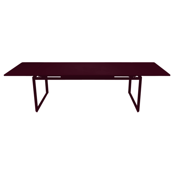 Fermob Biarritz Table with Extension 200 to 300cm x 100cm in Black Cherry