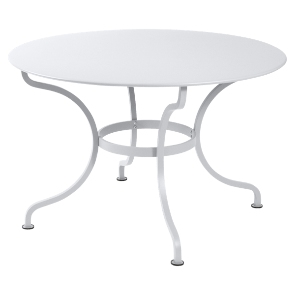 Fermob Romane Table Round 117cm in Cotton White