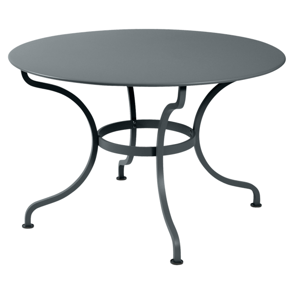 Fermob Romane Table Round 117cm in Storm Grey