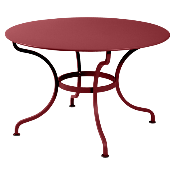 Fermob Romane Table Round 117cm in Chilli