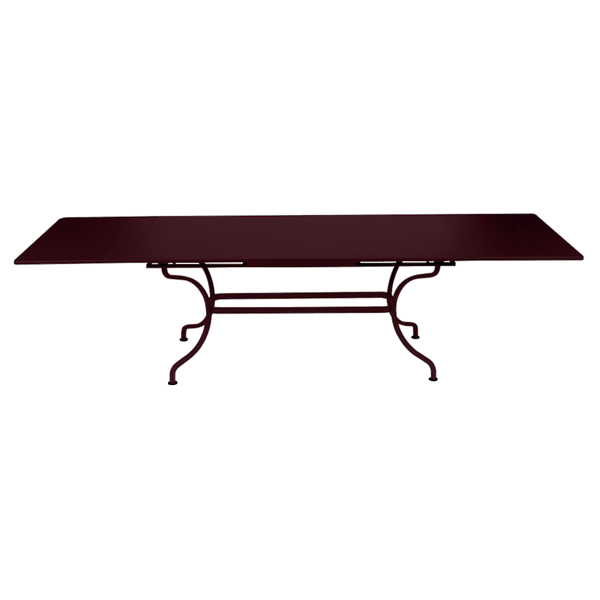 Fermob Romane Extension Table 200 to 300cm x 100cm in Black Cherry