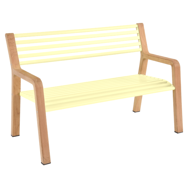 Fermob Somerset Bench in Frosted Lemon