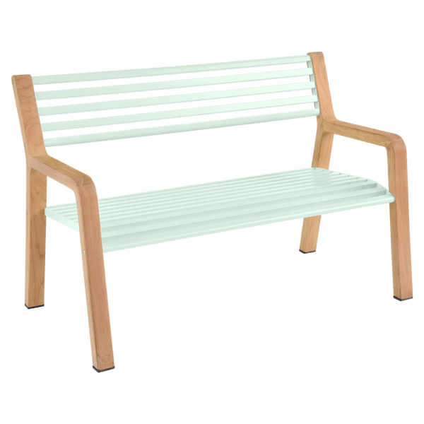 Somerset Garden Bench By Fermob in Ice Mint