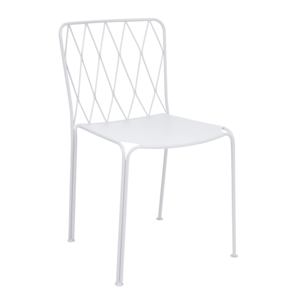 Kintbury Outdoor Dining Chair By Fermob in Cotton White