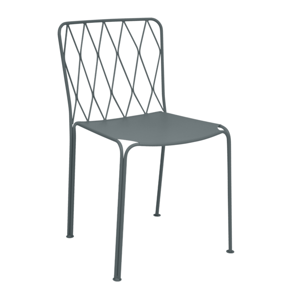 Kintbury Outdoor Dining Chair By Fermob in Storm Grey