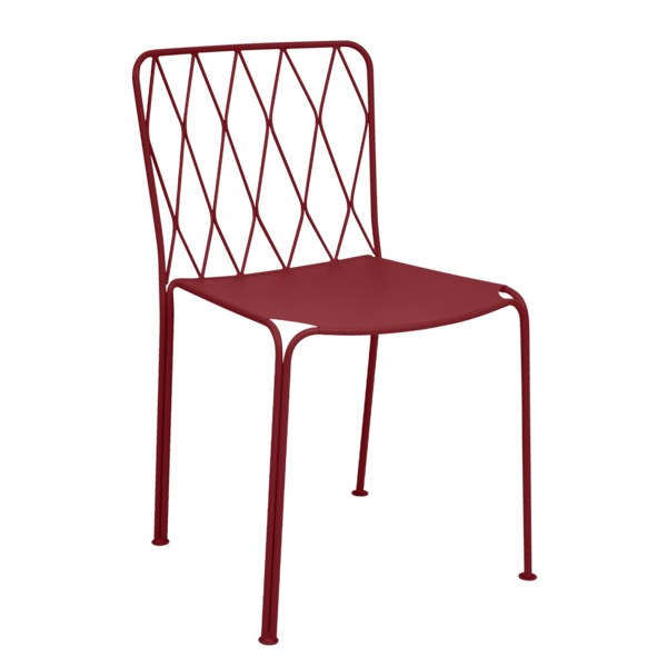 Kintbury Outdoor Dining Chair By Fermob in Chilli