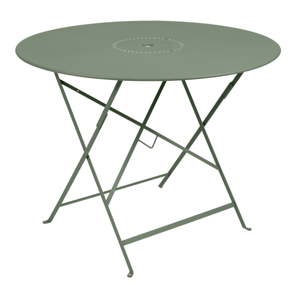 Floreal Folding Garden Table Round 96cm By Fermob in Cactus