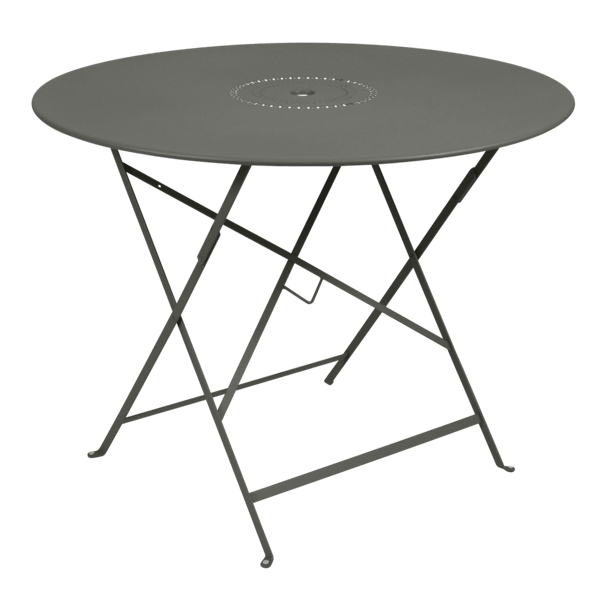 Floreal Folding Garden Table Round 96cm By Fermob in Rosemary