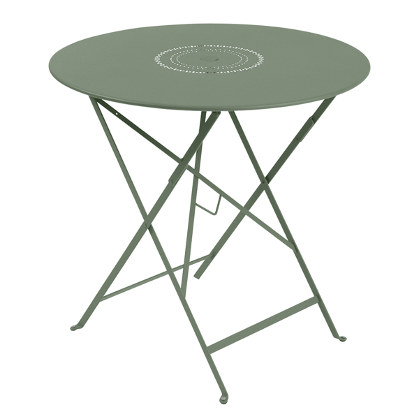 Floreal Folding Garden Table Round 77cm By Fermob in Cactus