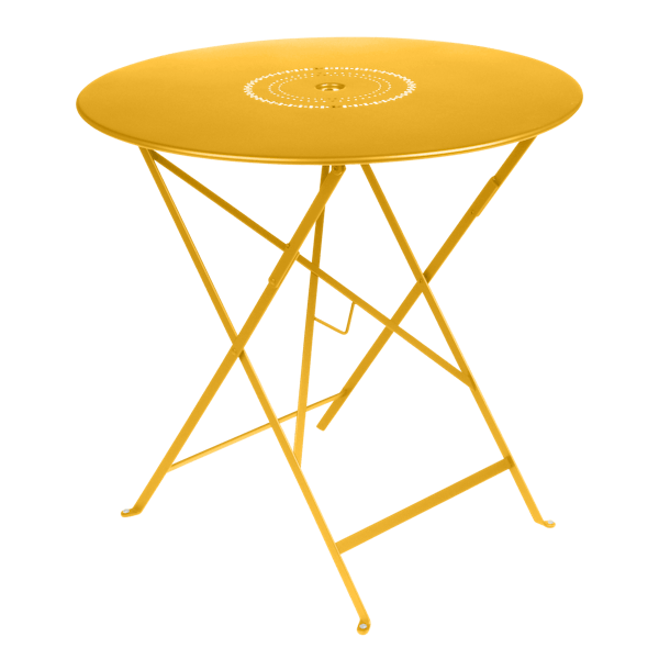 Floreal Folding Garden Table Round 77cm By Fermob in Honey