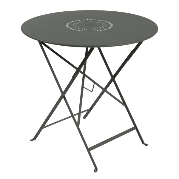 Floreal Folding Garden Table Round 77cm By Fermob in Rosemary
