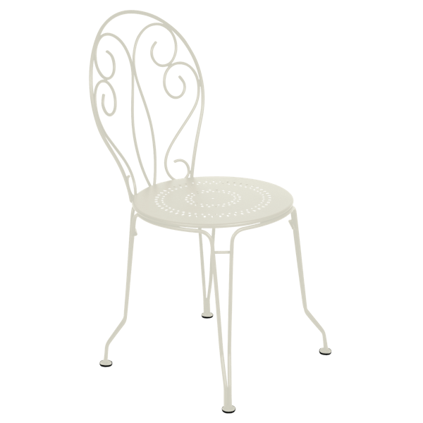 Montmartre Garden Dining Metal Chair By Fermob in Clay Grey