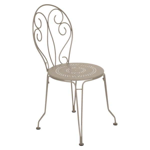 Montmartre Garden Dining Metal Chair By Fermob in Nutmeg