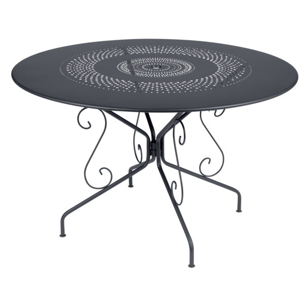 Fermob Montmartre Table Round 117cm in Anthracite
