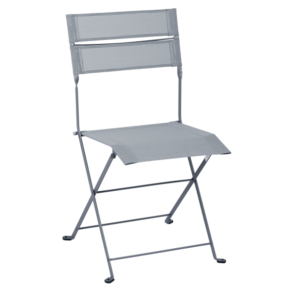 Latitude Outdoor Folding Chair By Fermob in Storm Grey