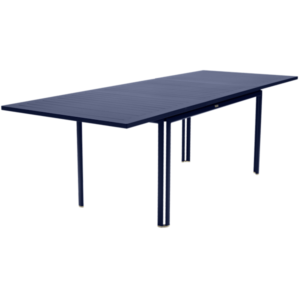 Costa Outdoor Dining Extending Table By Fermob in Deep Blue